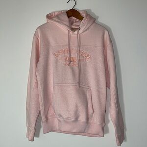 3/$15 Boothbay Harbor Knit Hoodie pink kangaroo pocket sweatshirt Maine sz small